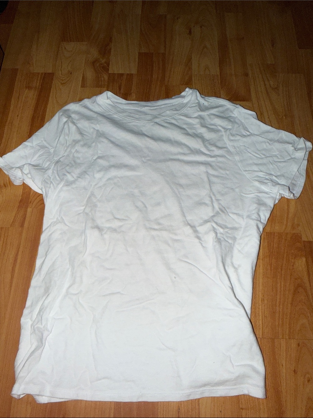 Classic White Crew Neck T-Shirt